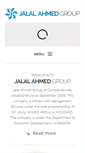 Mobile Screenshot of jalalahmedgroup.com
