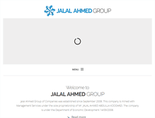 Tablet Screenshot of jalalahmedgroup.com